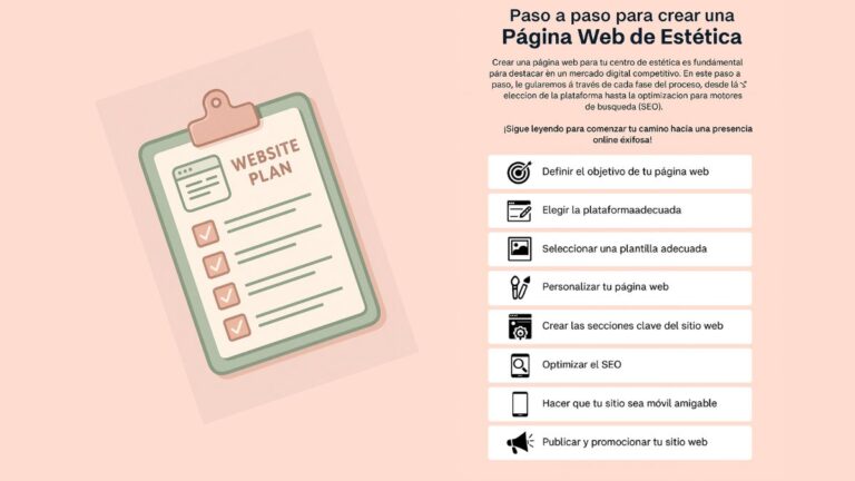 Paginas web para centros de estética