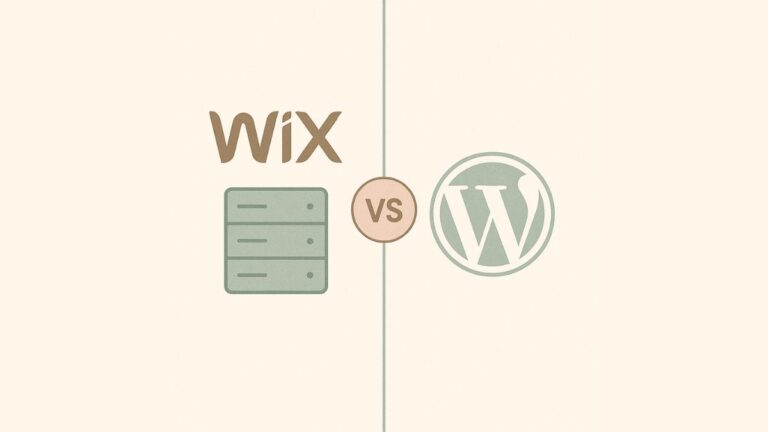wix vs wordpress estética