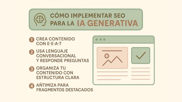 Cómo implementar SEO para la IA generativa
