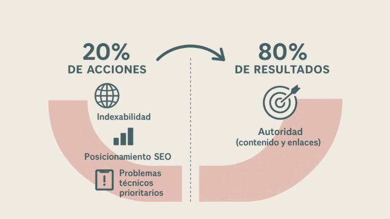 regla 80 20 en SEO