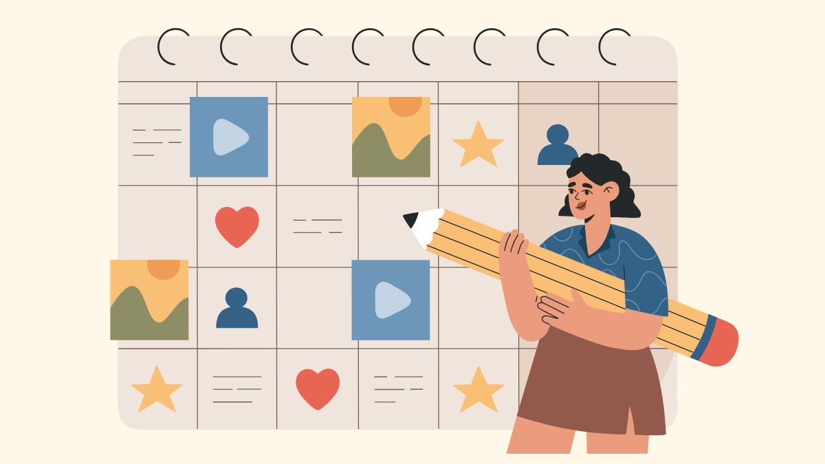 calendario de contenido para estéticas