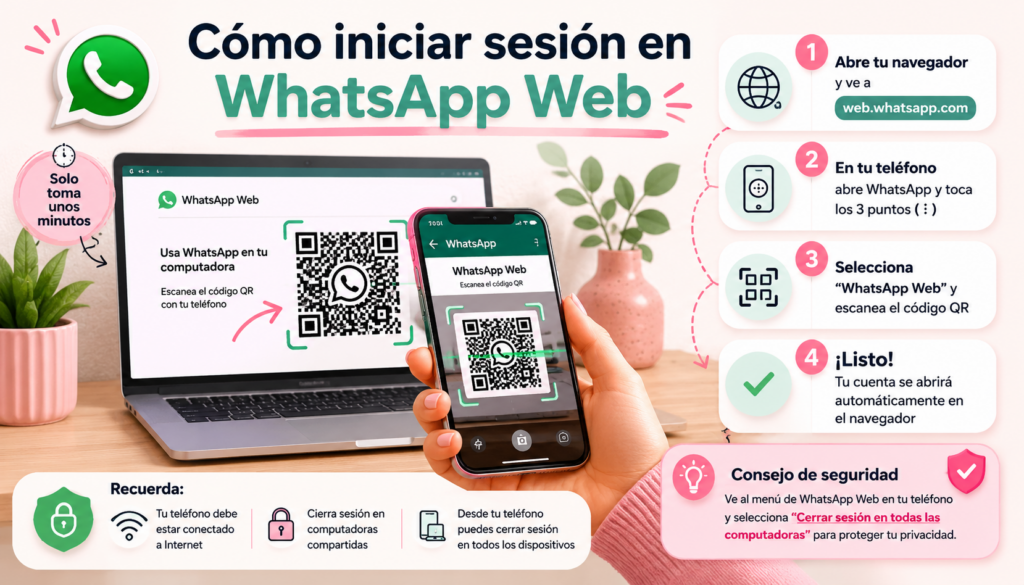 whatsapp web iniciar sesión