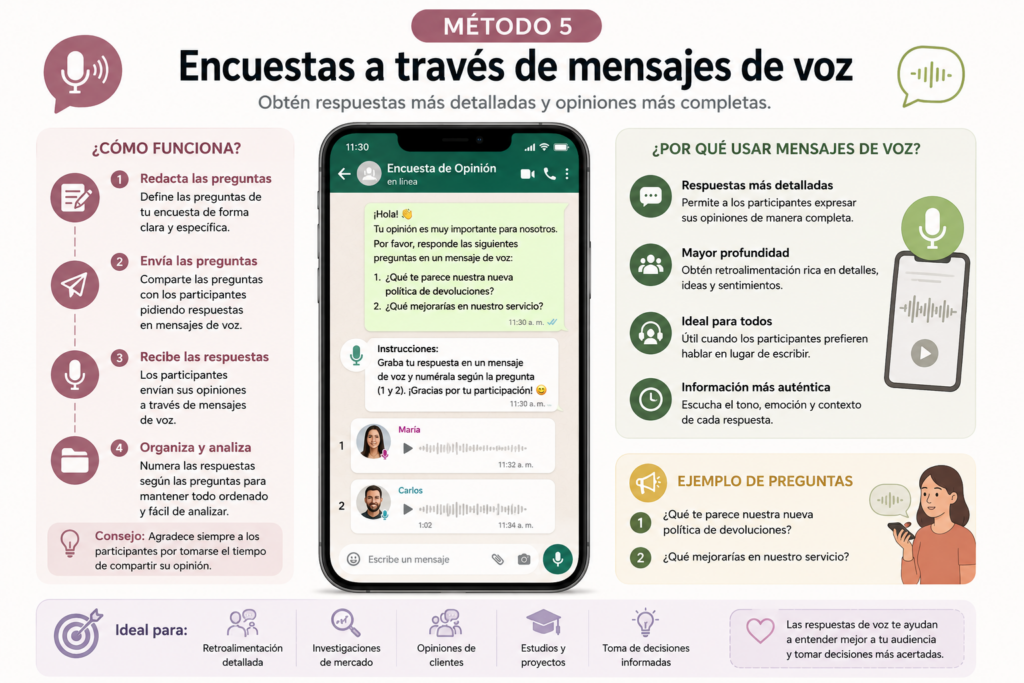 como se hacen las encuestas en whatsapp
